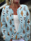 Blå cardigan