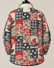 Adelaide | Quiltet patchworkjakke med heritage-blomstermønster