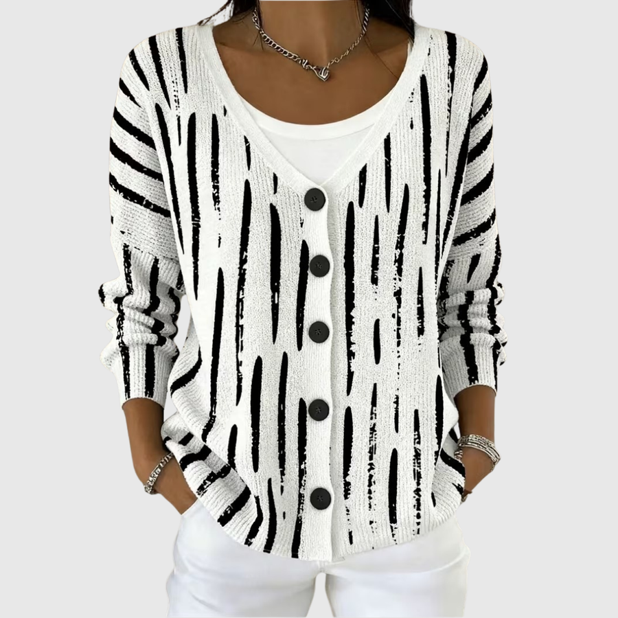 Françoise | Strikket cardigan med knapper