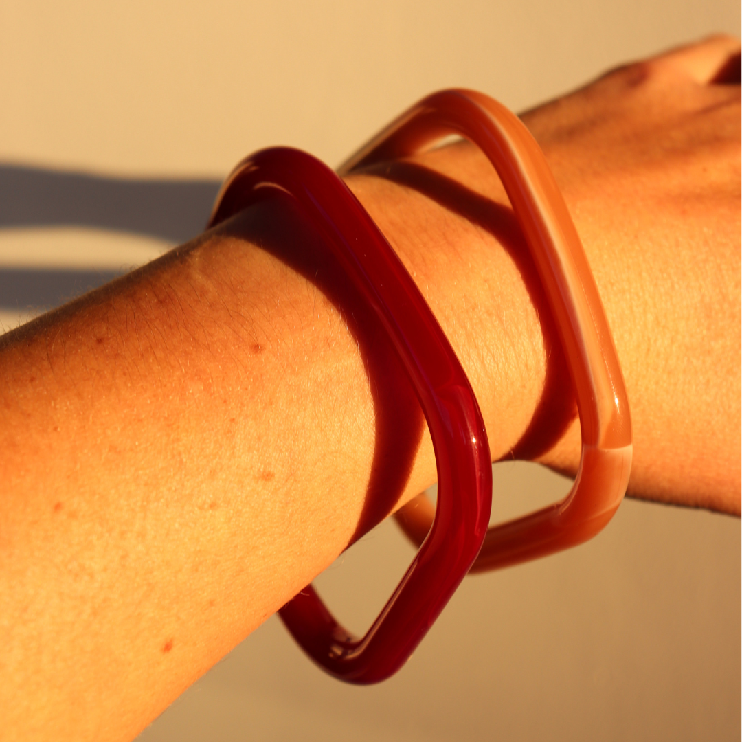 Club Paris laksefarvet armring