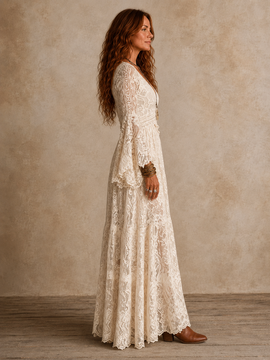 Persephone | Vintage maxikjole med elegant silhuet