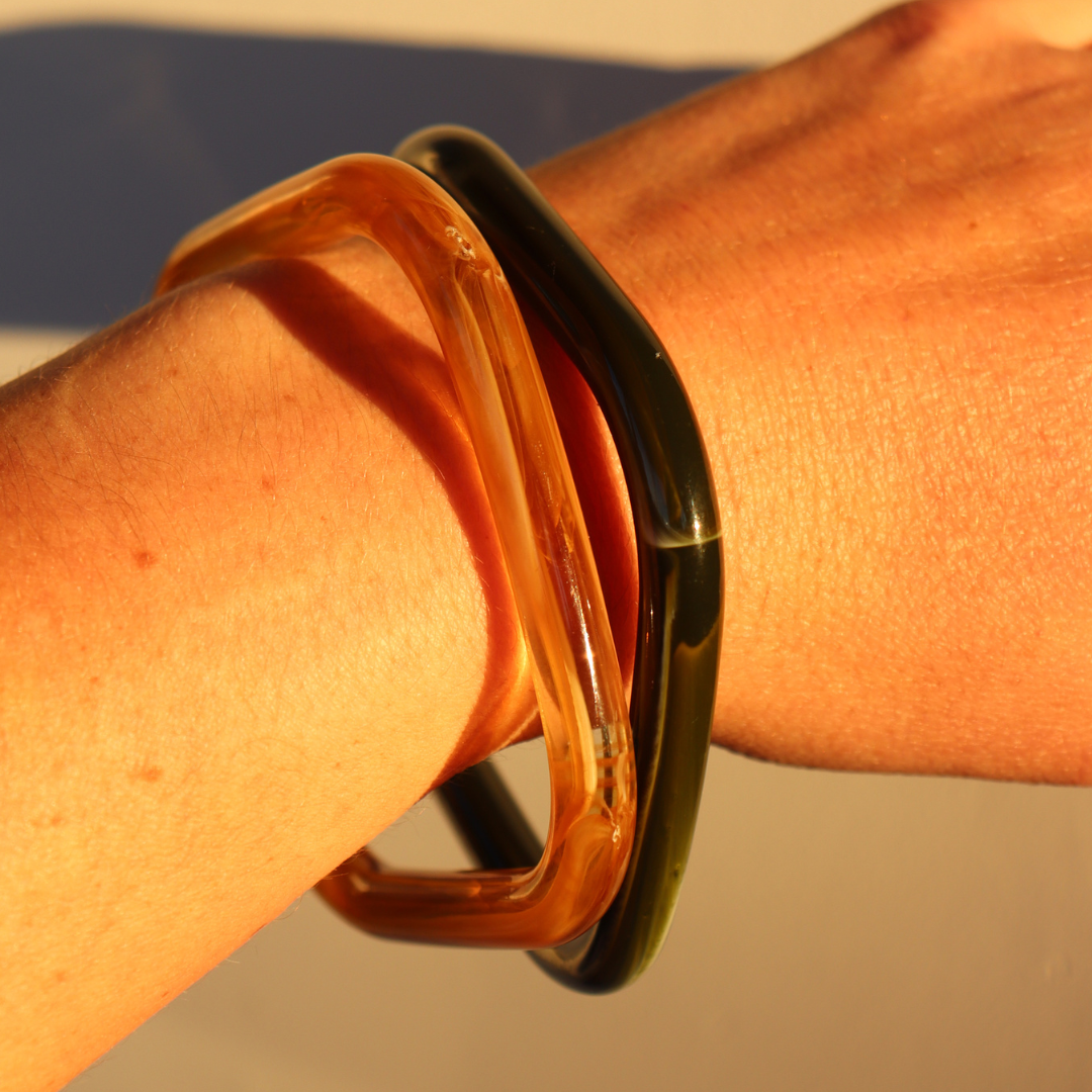 Club Paris rustfarvet armring