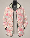 Pink floral print