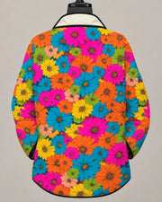 Delilah | Glad jakke med margueritprint