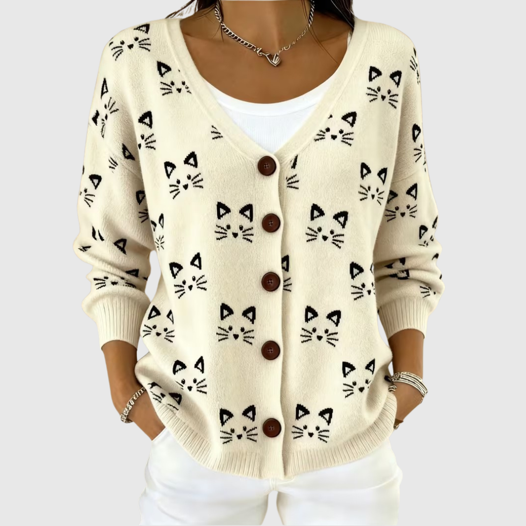 Paulette | Strikket cardigan med knapper