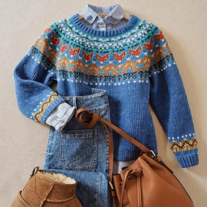 Velvo™ | Klassisk vintage striksweater