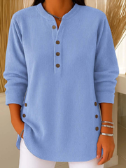 Nieves | Henley-tunika med knapper