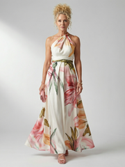 Amiel | Let blomstret maxikjole