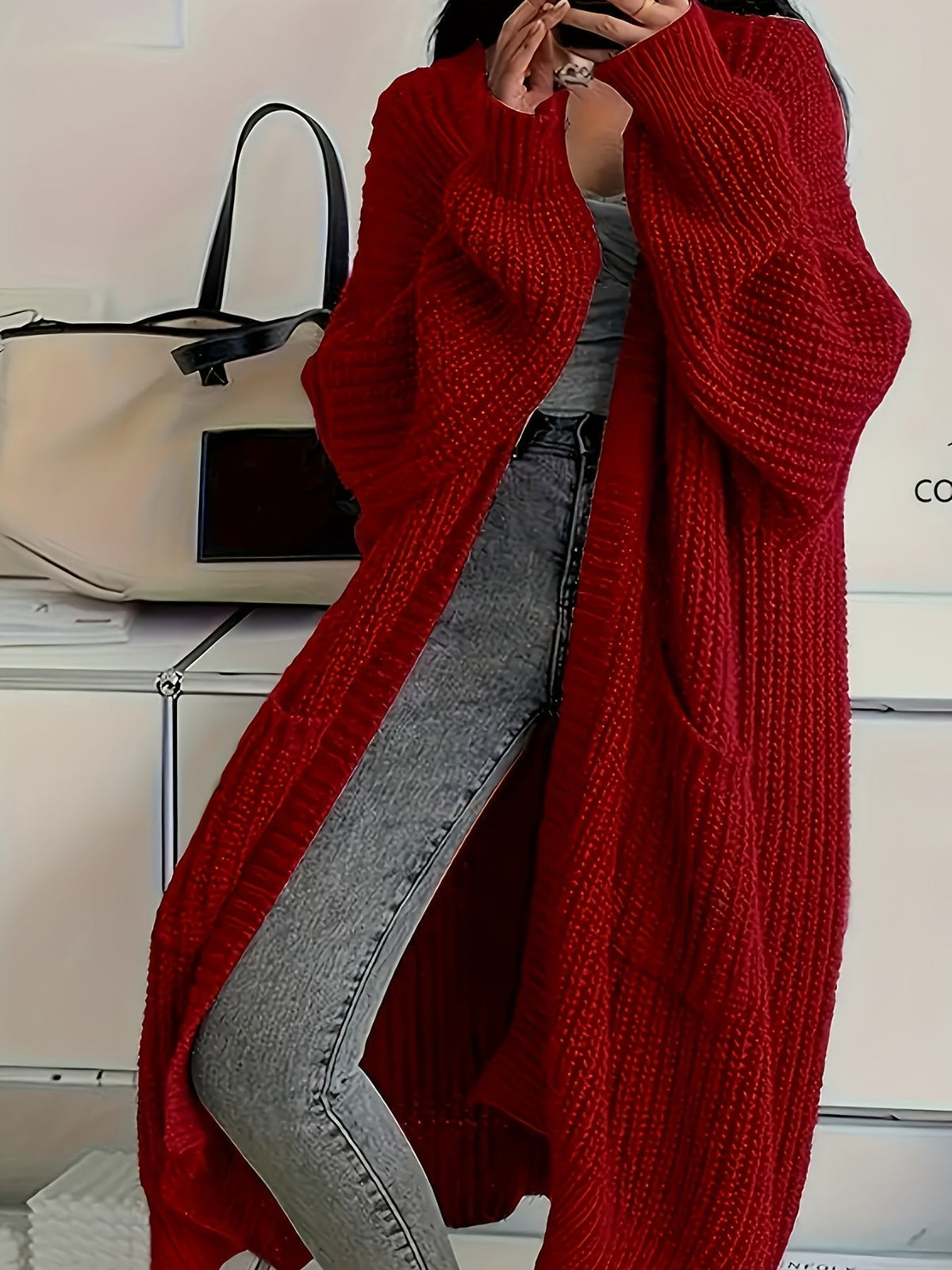 Leda | Hyggelig og selvsikker lang cardigan