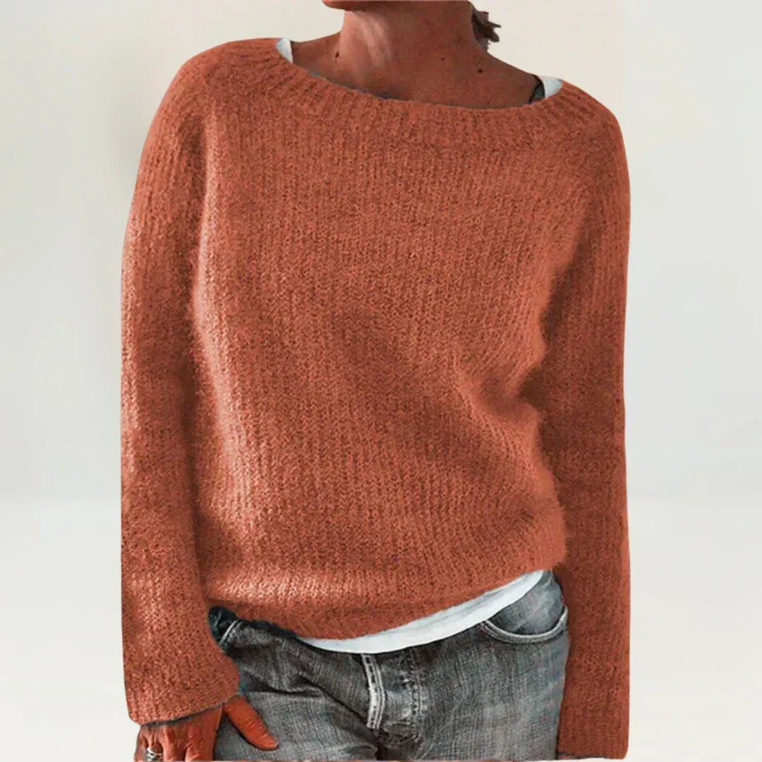 Suzy | Hyggesweater – Orange