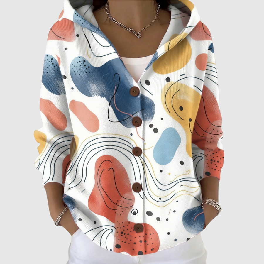 Colette | Strikket cardigan med hætte