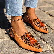 Marisa | Slingback-mules med kvaster