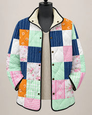 Mirelle | Farverig quiltet patchworkjakke
