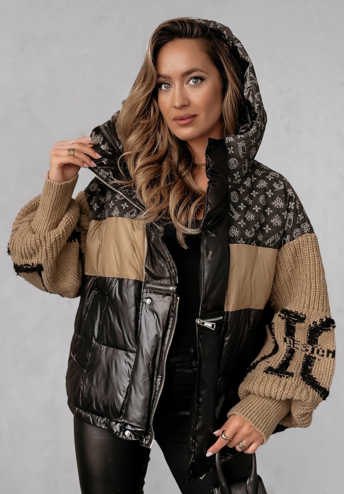 Mayce™ | Patchwork-pufferjakke
