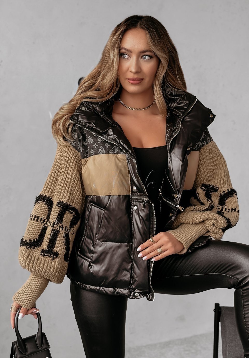 Mayce™ | Patchwork-pufferjakke
