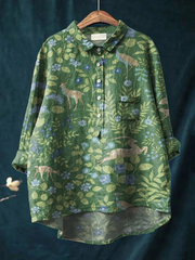 Georgie | Let bluse med blomster