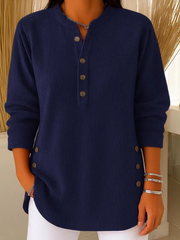 Nieves | Henley-tunika med knapper
