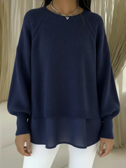 Casilda | Sweater med lag-på-lag-look