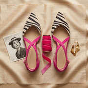 Fernanda | Zebra-ballerinaer med remme