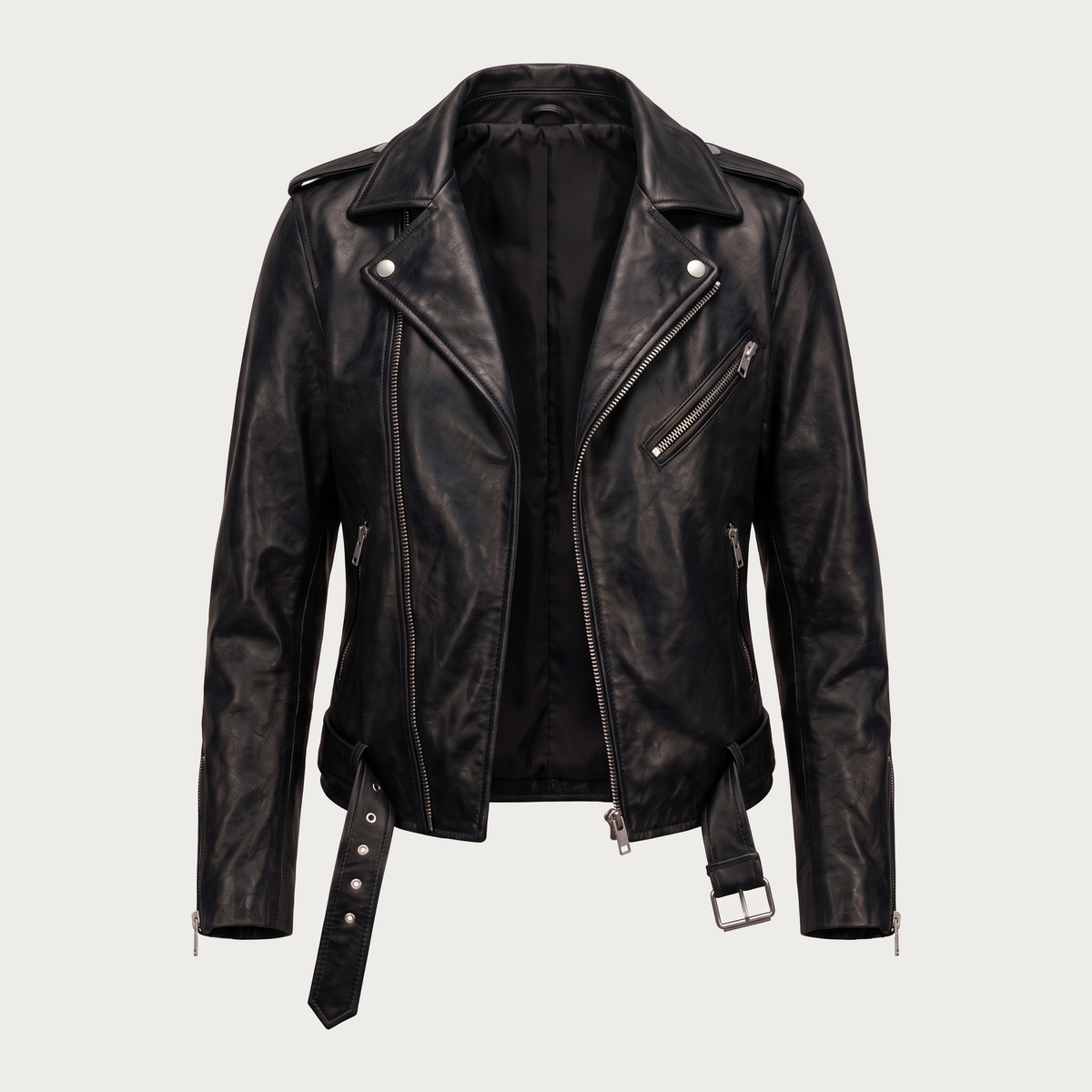 Wanda | Klassisk bikerjakke med revers
