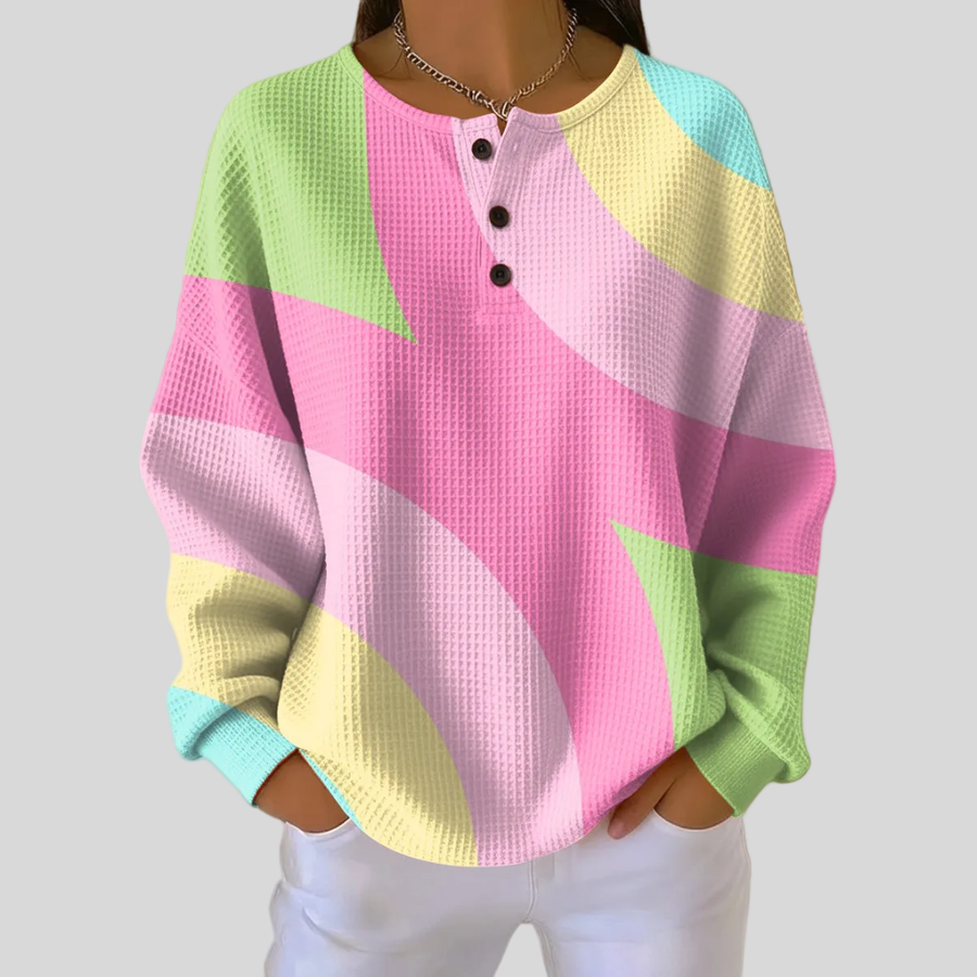 Lorelei | Sweatshirt med abstrakt mønster