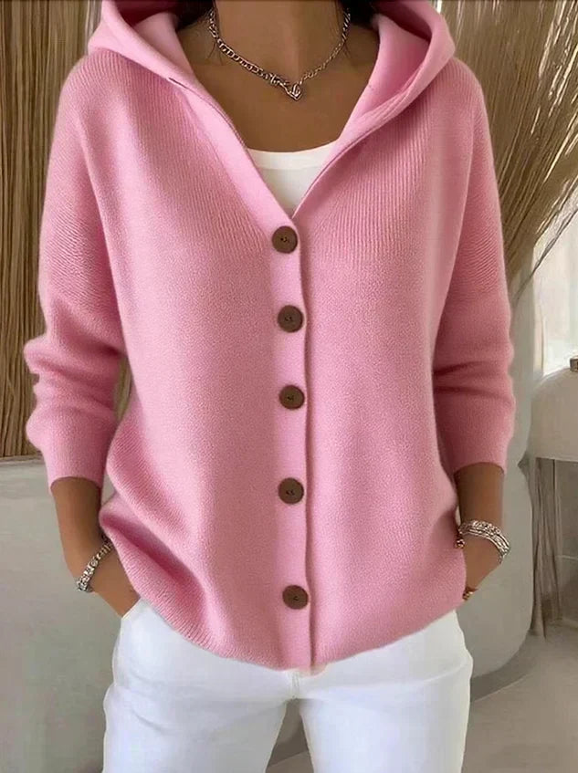 Rosalia | Cardigan med hætte