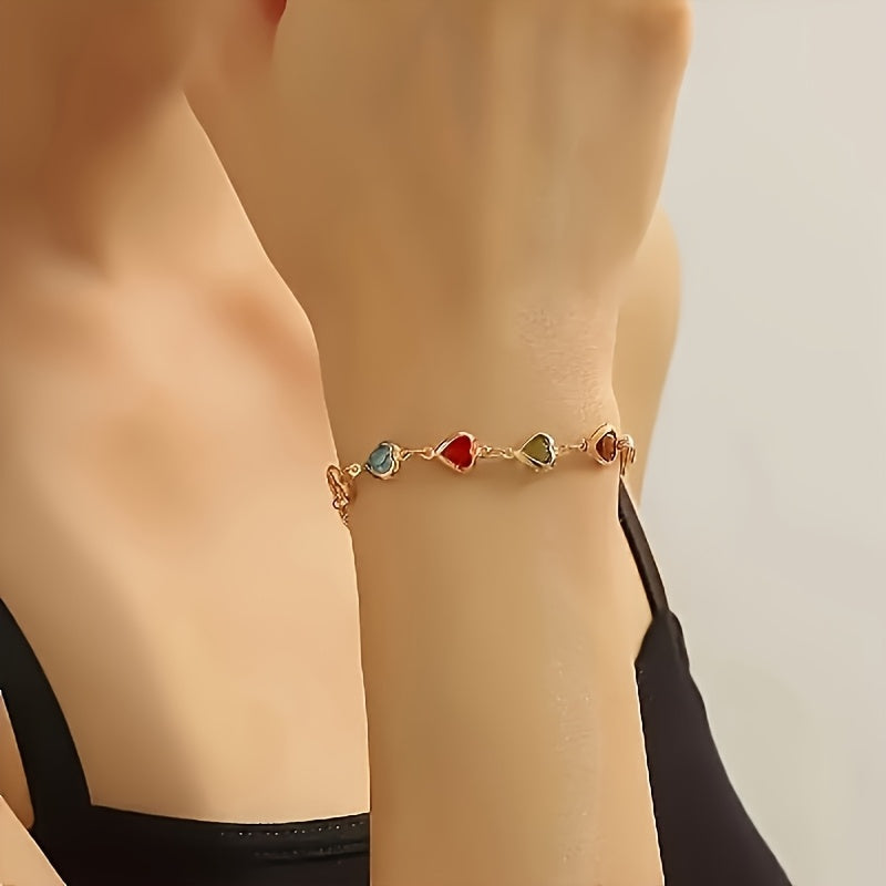 Armbånd med hjertevedhæng