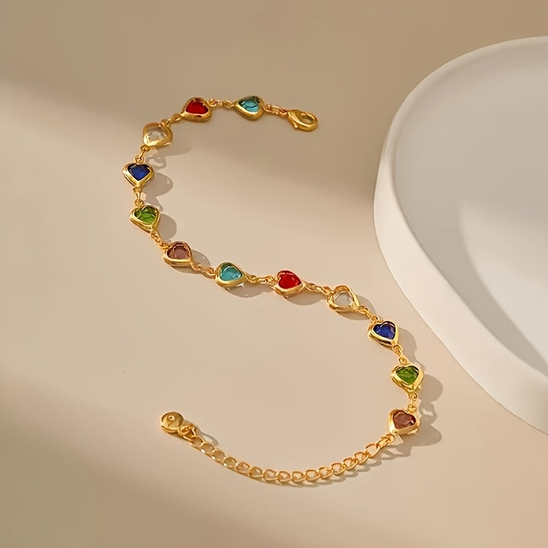 Armbånd med hjertevedhæng