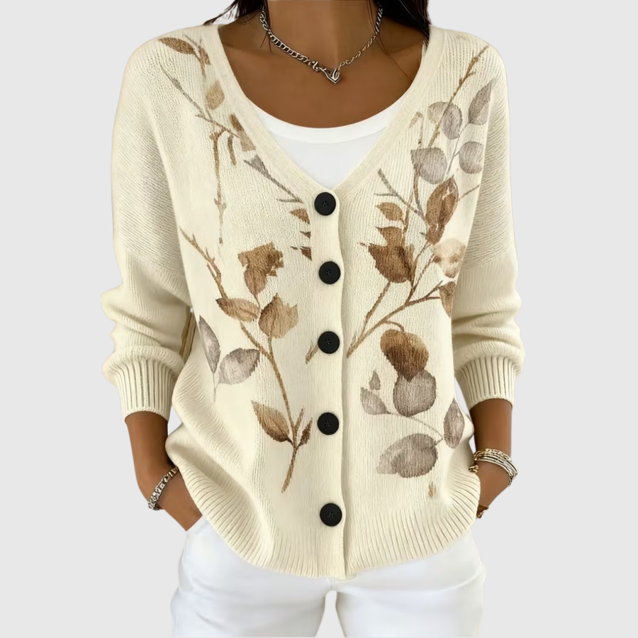 Renée | Strikket cardigan med knapper