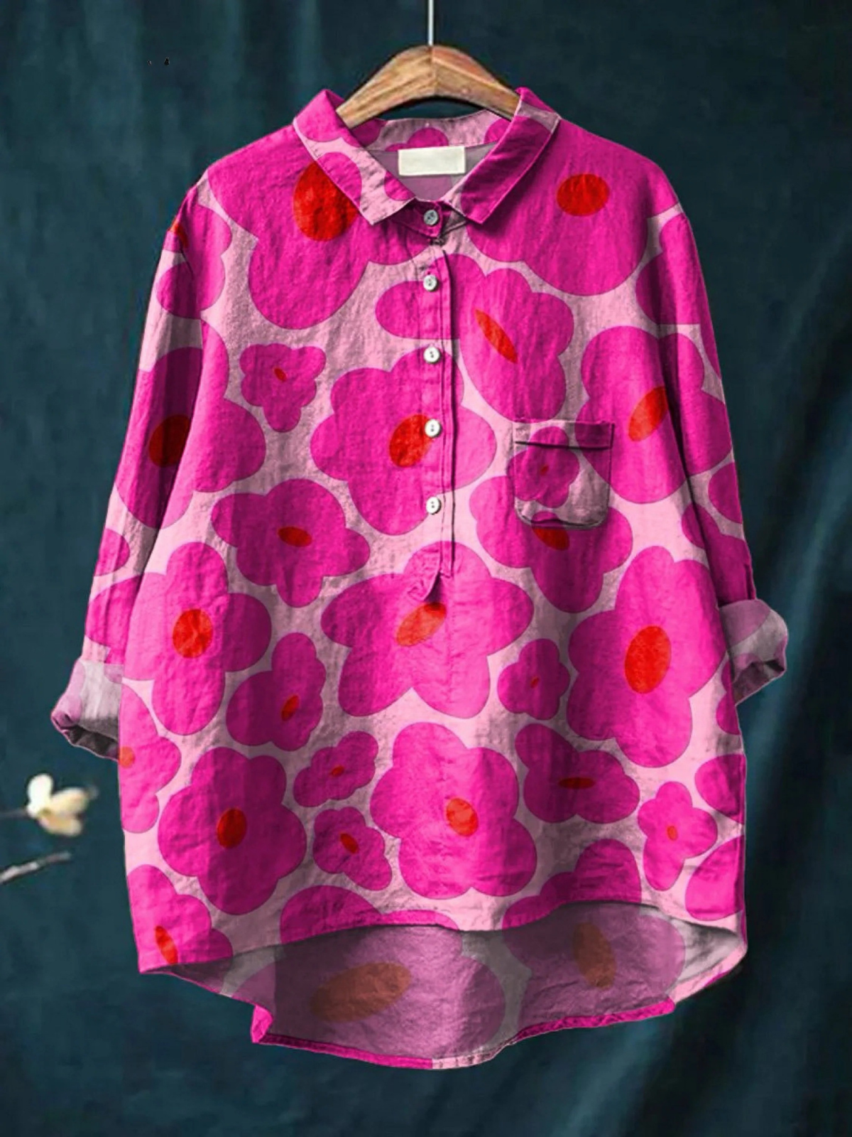Mia | Casual bluse med blomster