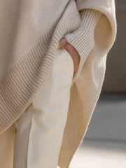 Clarisse | Løs sweater med bred krave