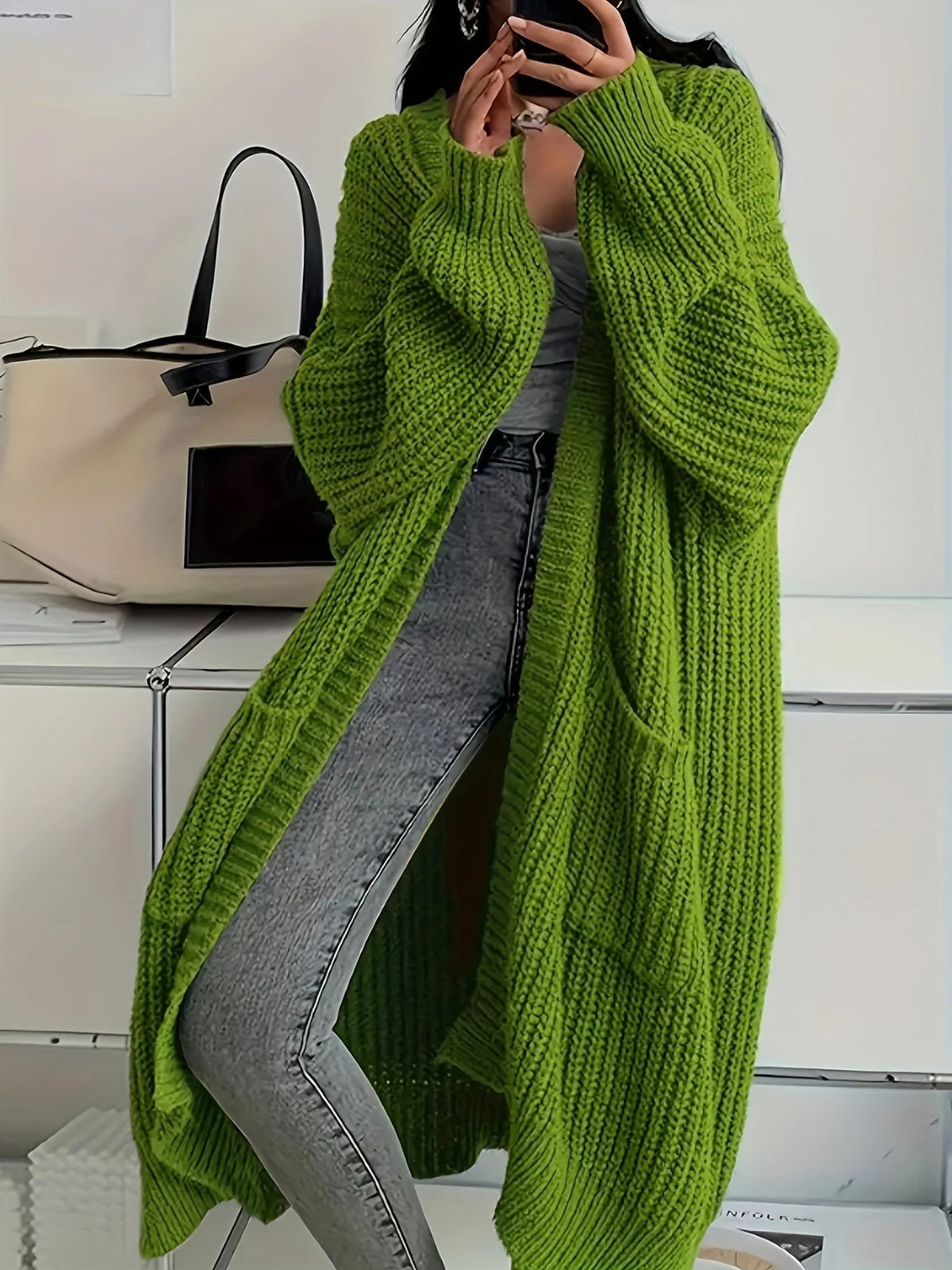 Leda | Hyggelig og selvsikker lang cardigan