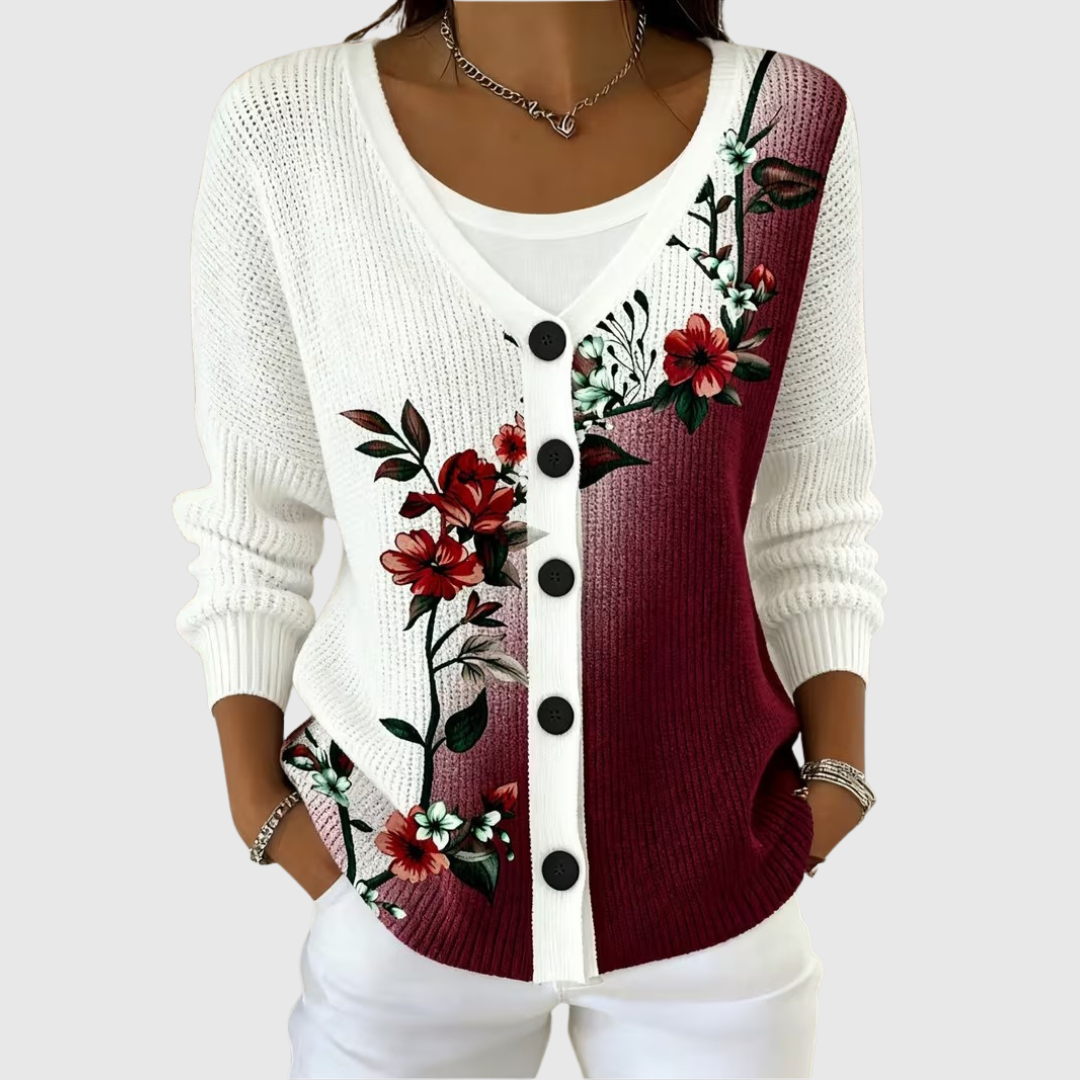 Madeleine | Strikket cardigan med knapper