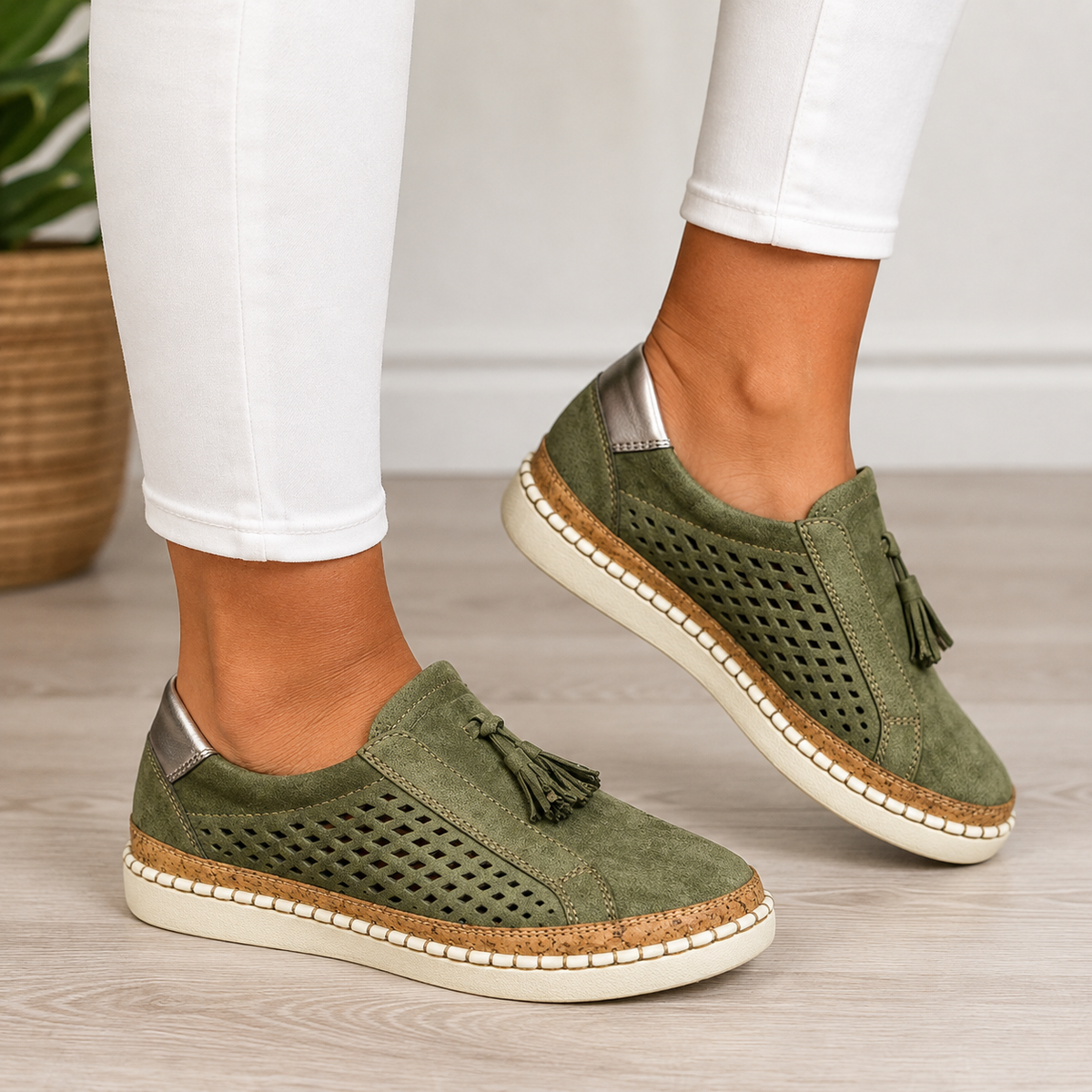 Annie | Polstrede læderloafers