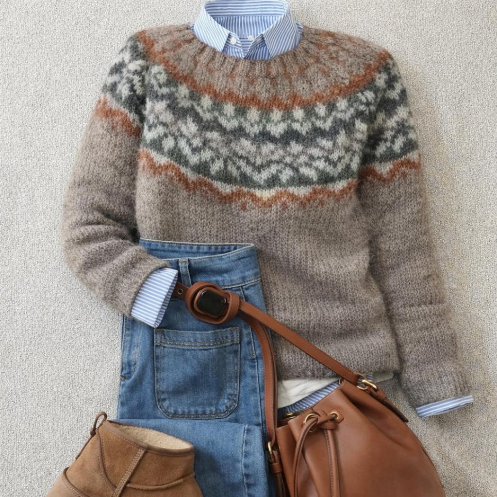 Ashley™ | Nordisk heritage-striksweater