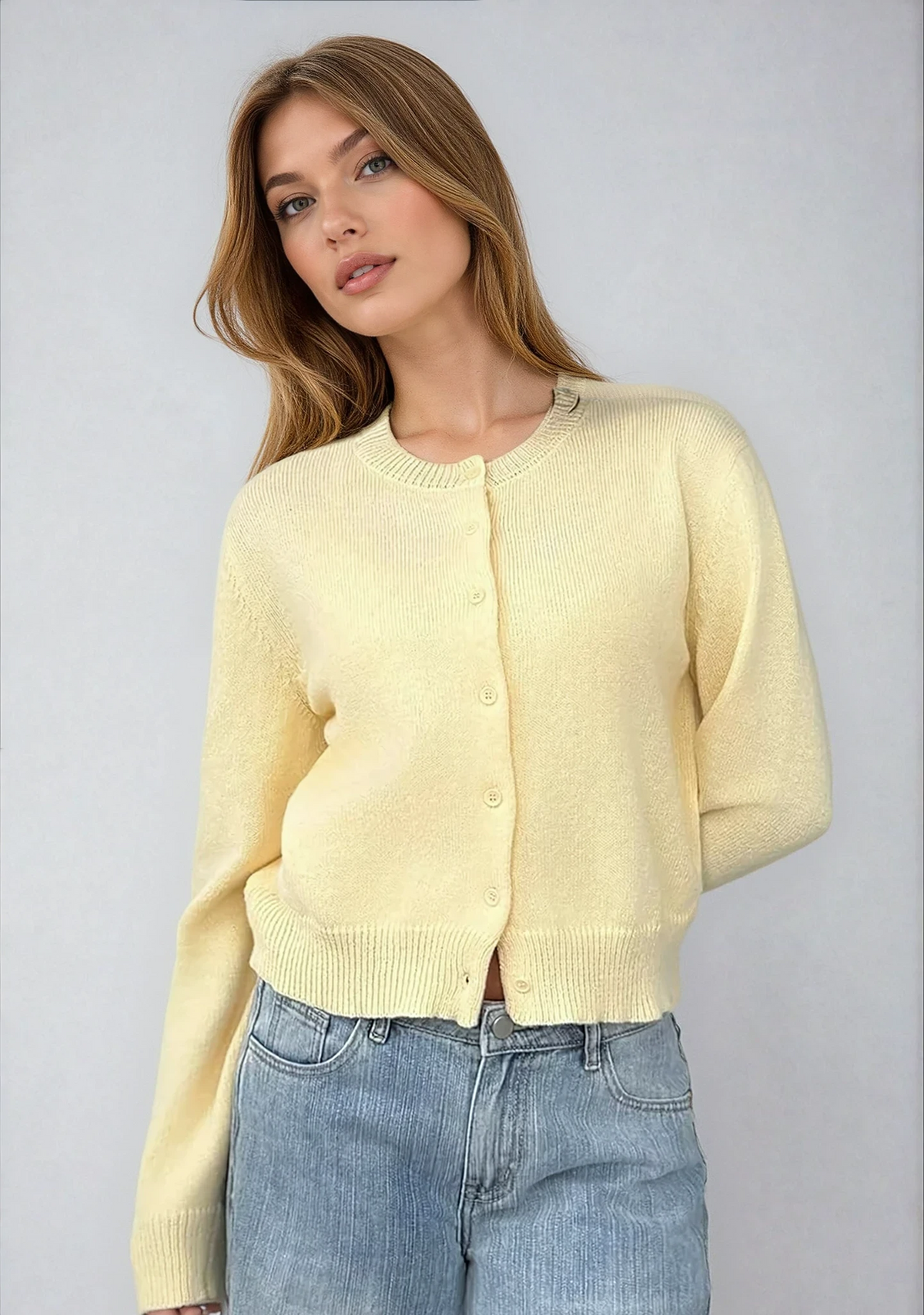 Klassisk cardigan til kvinder