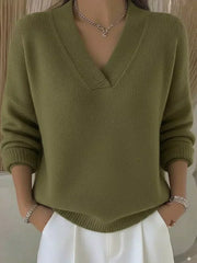 Violeta | Løs sweater med V-hals