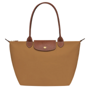 Totebag - Mellemstor shopper, Lys beige