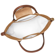 Totebag - Mellemstor shopper, Lys beige