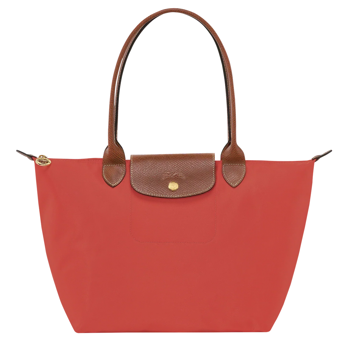 Totebag - Mellemstor shopper, Tomatrød