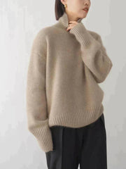 Selene - Luksuriøs rullekravesweater