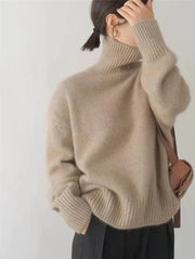 Selene - Luksuriøs rullekravesweater