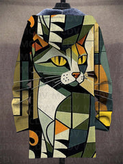 Lowanna™ | Luksuriøs cardigan med kunstnerisk inspiration