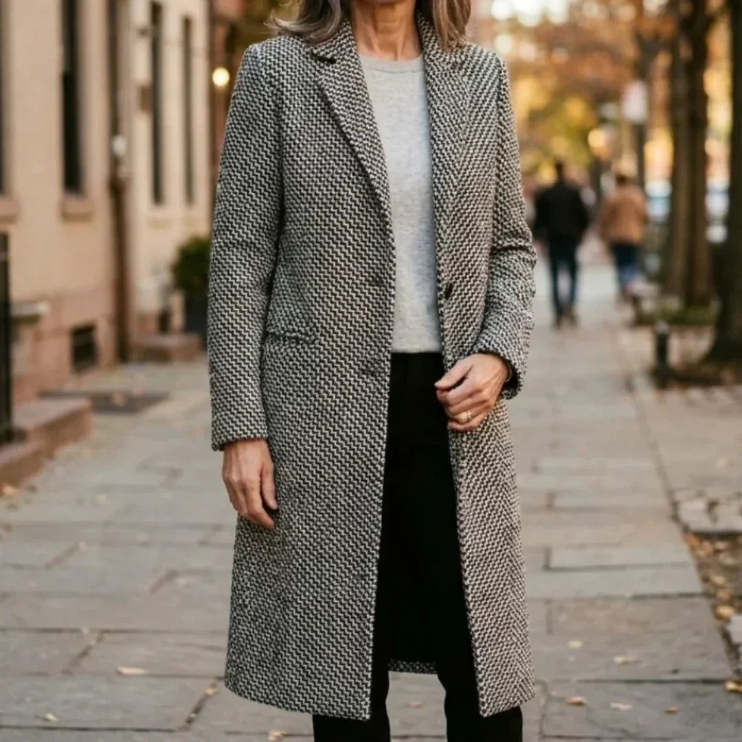 Elegant, lang frakke