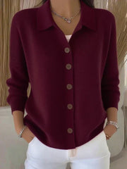 Josefina | Cardigan med krave og knapper
