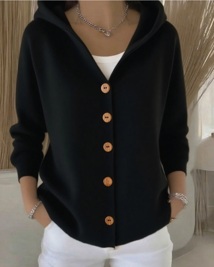 Rosalia | Cardigan med hætte