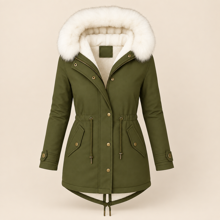 Albane | Elegant, lang vinterparka