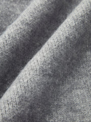 Casual oversized cardigan med åben krave
