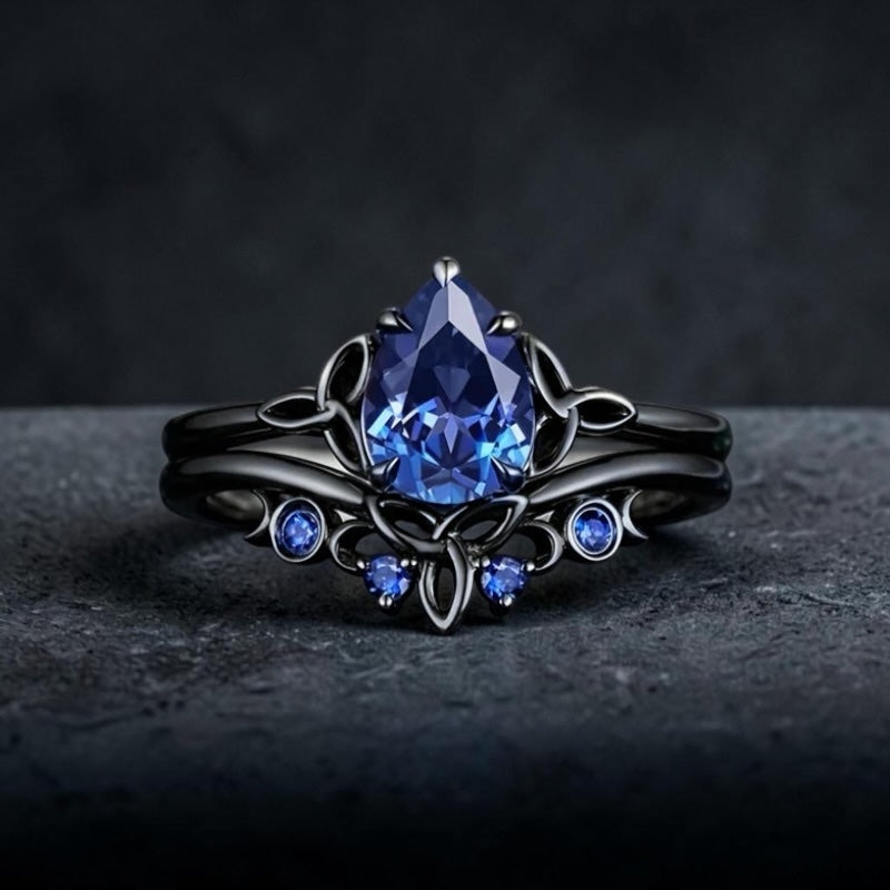 Skumringsvedbend-ring - Sort skov