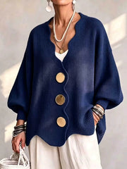 Madison | Løs strikket cardigan med knapper